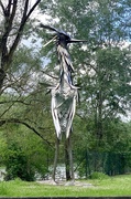 17th May 2023 - Grey Heron Statue