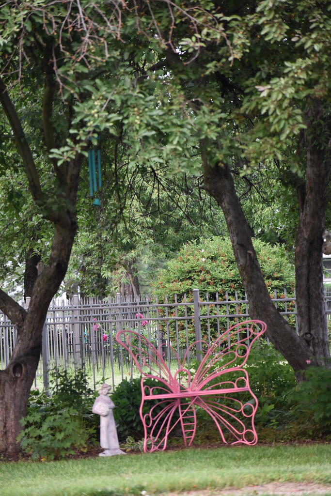 butterfly bench by lisab514