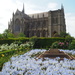 Cathedral and irises. by josiegilbert