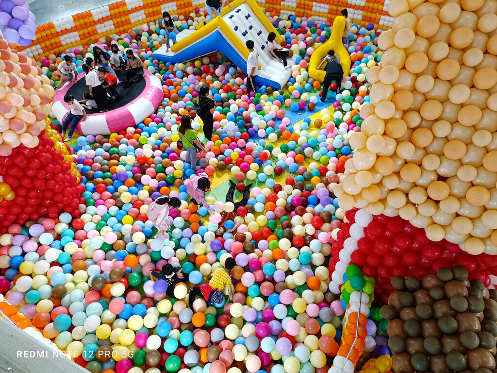 Playground of Coloured Balls by ianjb21