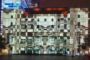 5th Jun 2023 - The SydneyVivid light show. This is an old sandstone building on the harbour front, Customs House. 