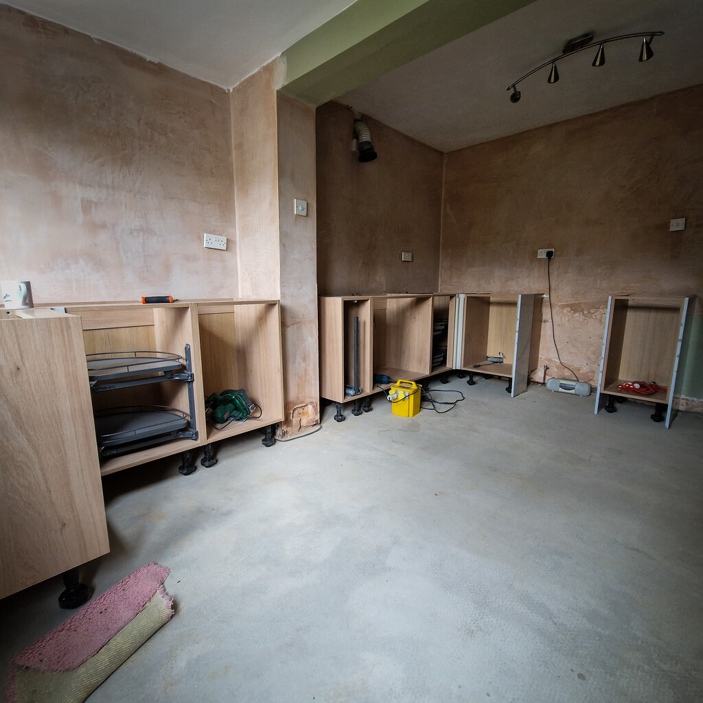 Kitchen update: the units are starting to go in by andyharrisonphotos