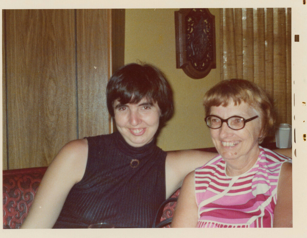 Me (with my mom) in the 70's by joansmor