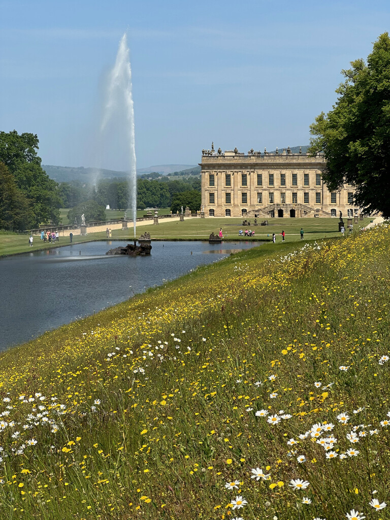 Chatsworth House and Emperor Fountain by 365projectmaxine