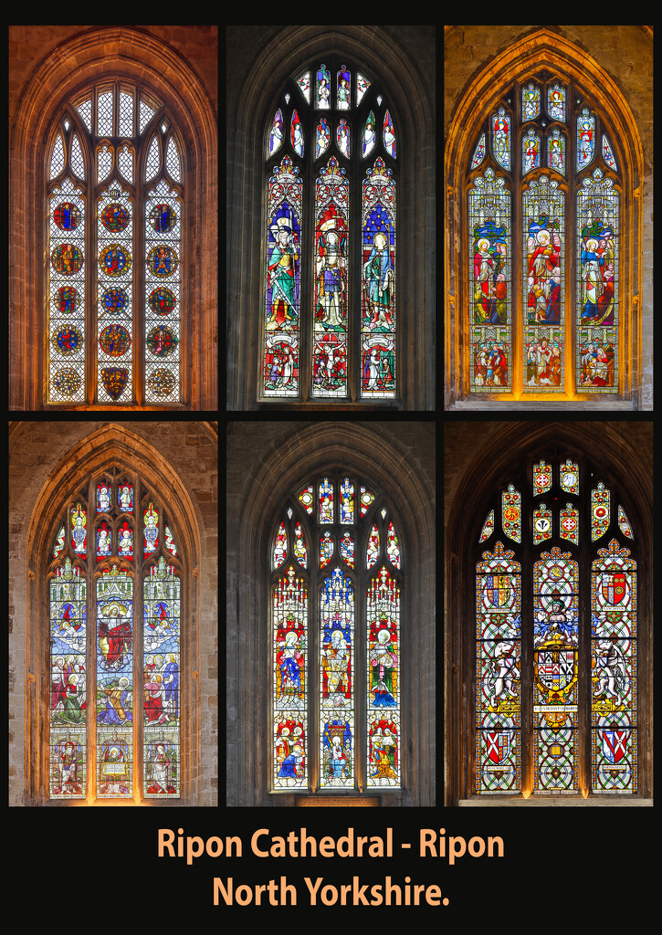 Ripon Cathedral Colours Collage by lumpiniman