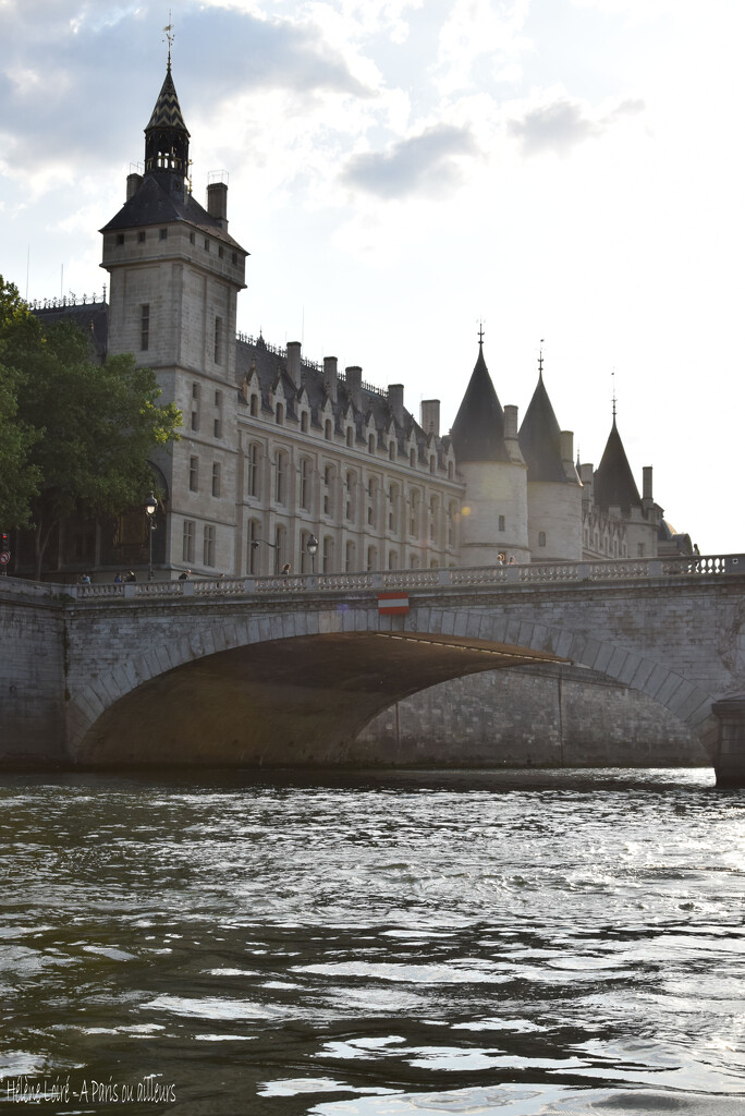 Conciergerie from the Seine by parisouailleurs
