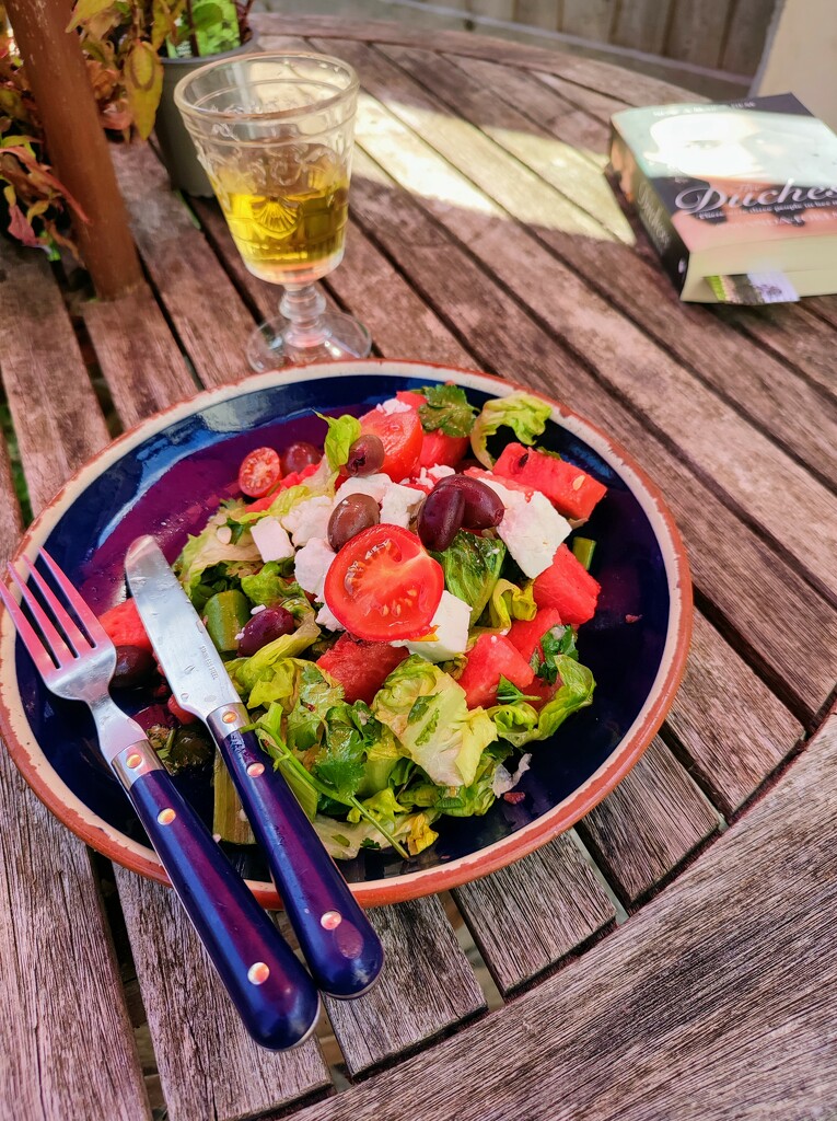 Watermelon and feta salad  by boxplayer
