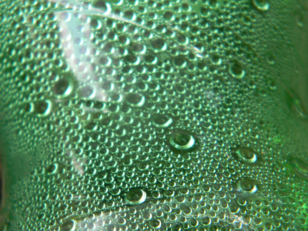 Ginger Ale Bottle Bubbles  by sfeldphotos