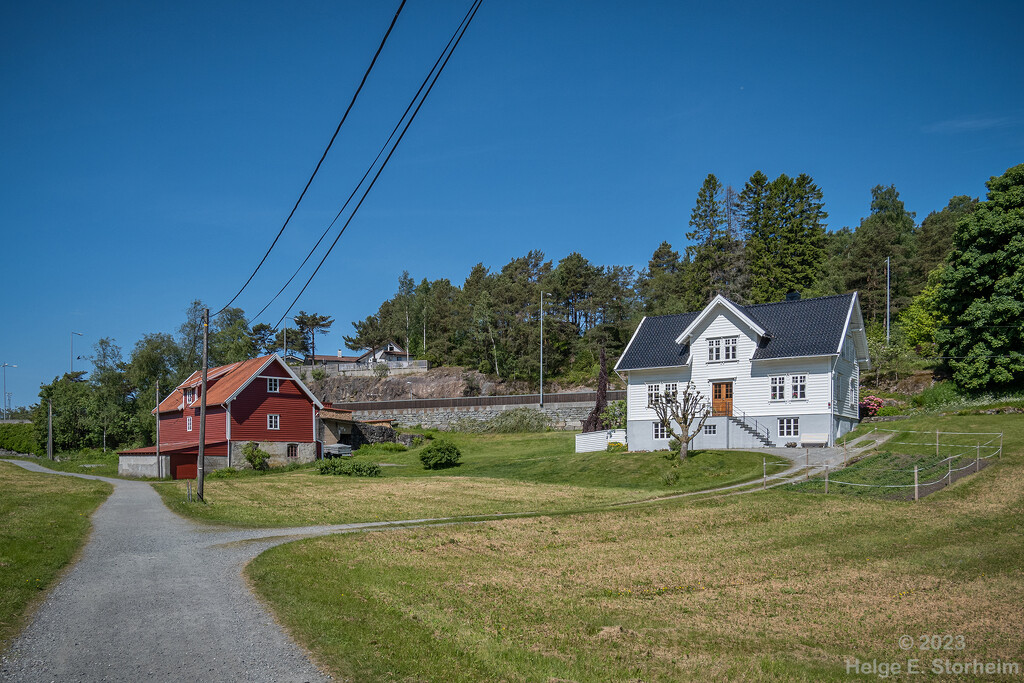 Farmhouse and barn by helstor365