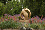 12th Jun 2023 - Sculpture Ensconced by Flowers