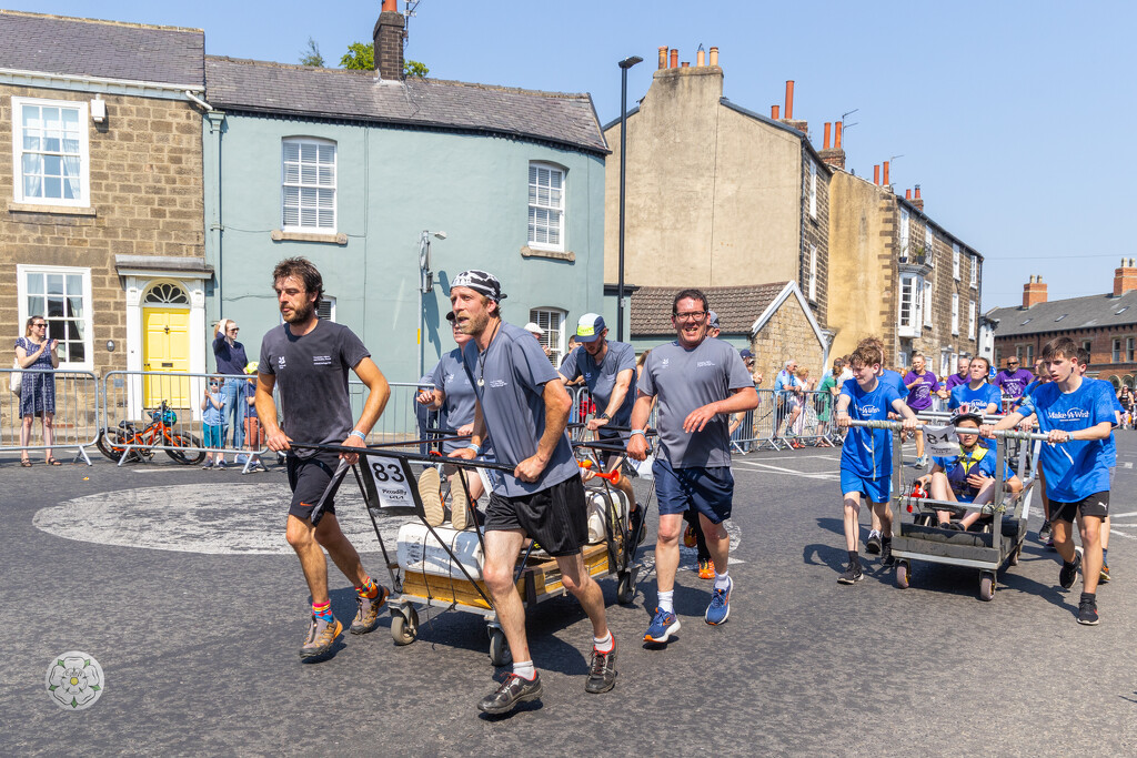 Great Bed Push Race, Knaresborough by lumpiniman