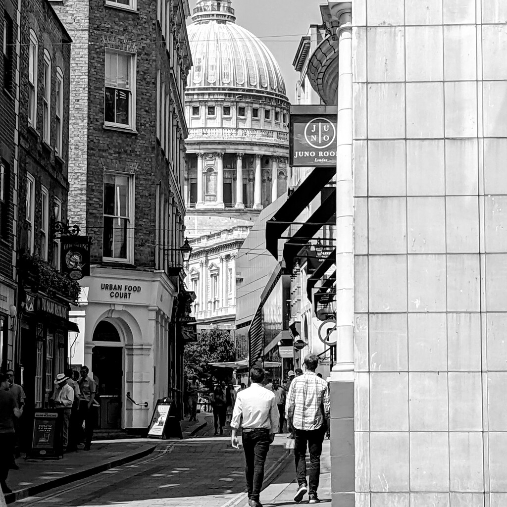A glimpse of St Paul's  by onebyone