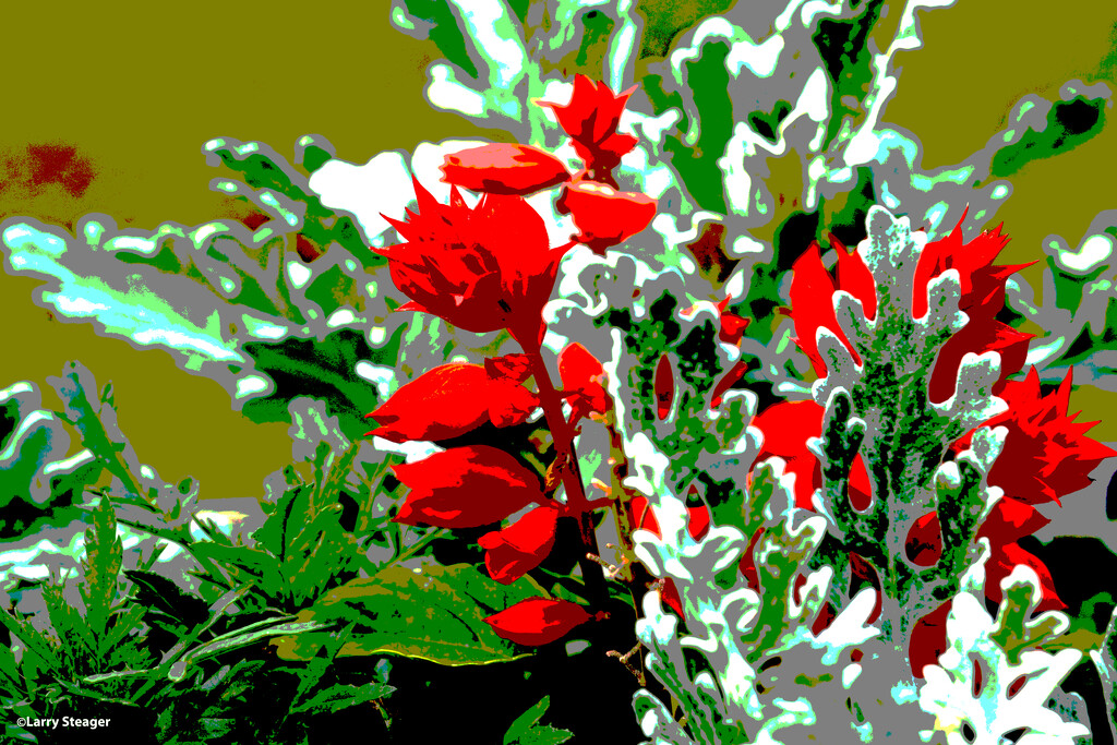 Red amongst the green artistic by larrysphotos