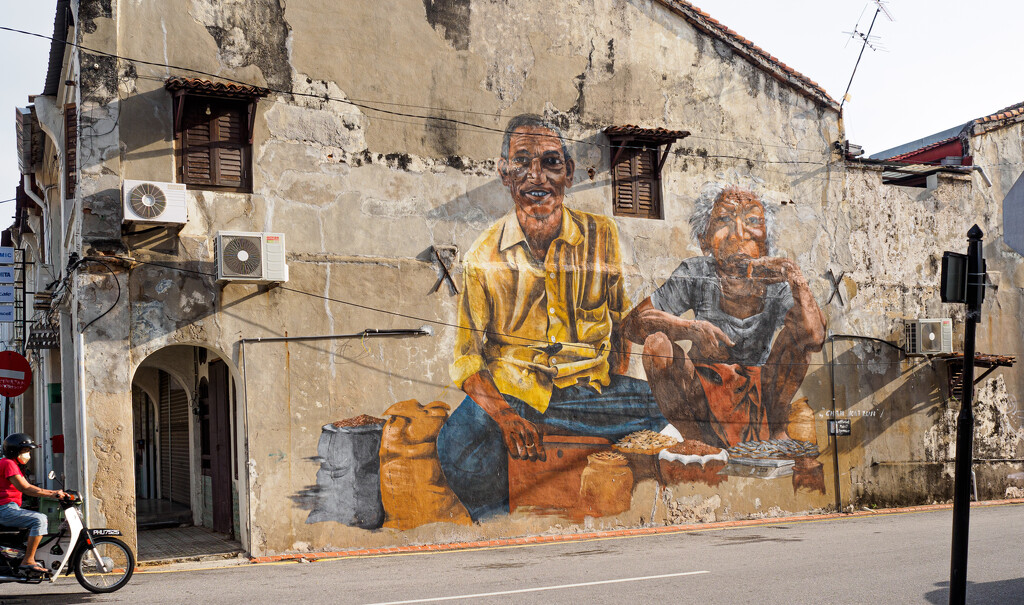 Street Art on decaying wall by ianjb21