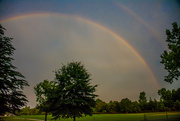 14th Jun 2023 - Very late afternoon rainbow...