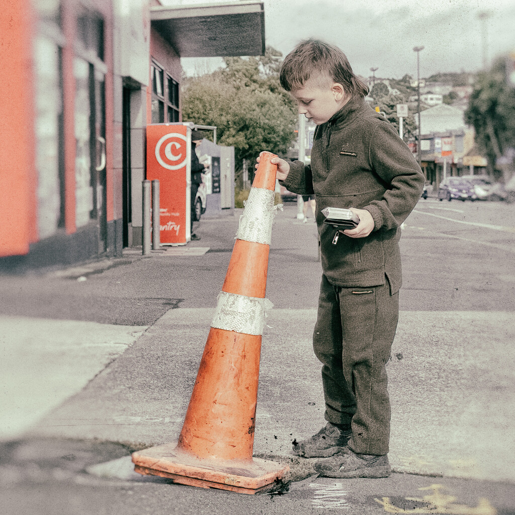 Traffic Cone Inspector by helenw2