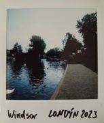17th Jun 2023 - Windsor! A photo of a polaroid photo that I took back in London