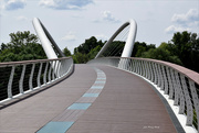 15th Jun 2023 - A pedestrian bridge over the Tisza river