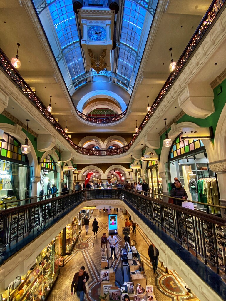 Inside a part of the Queen Victoria Building in central Sydney.  by johnfalconer
