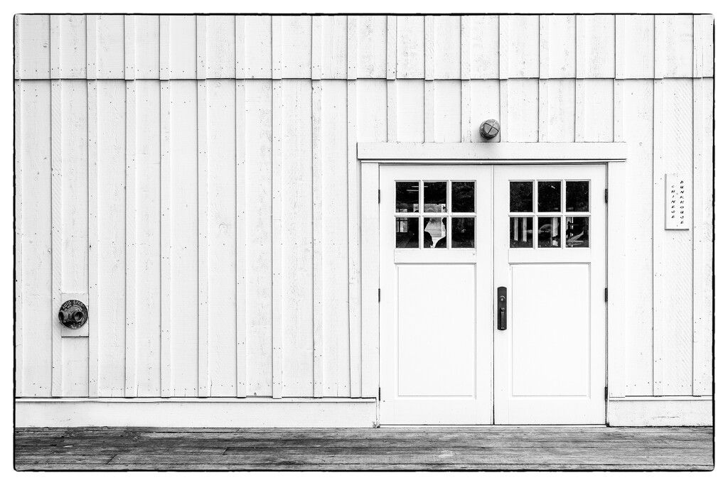 Entrance to the Chinese Bunkhouse, Britannia Shipyards  by cdcook48