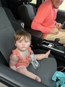 19th Jun 2023 - Sis riding on the beach with her Daddy