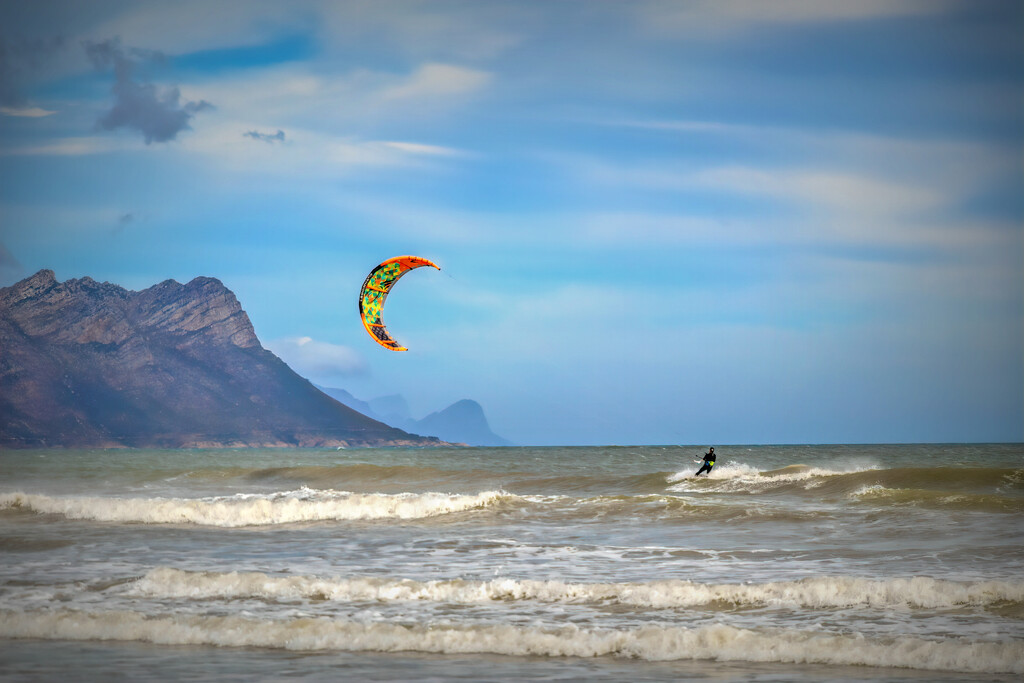 A daring windsurfer by ludwigsdiana