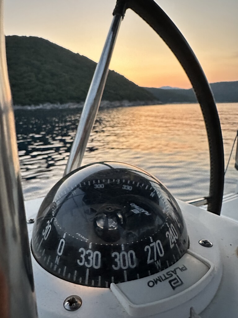 Idyllic sunset and anchorage by wendystout