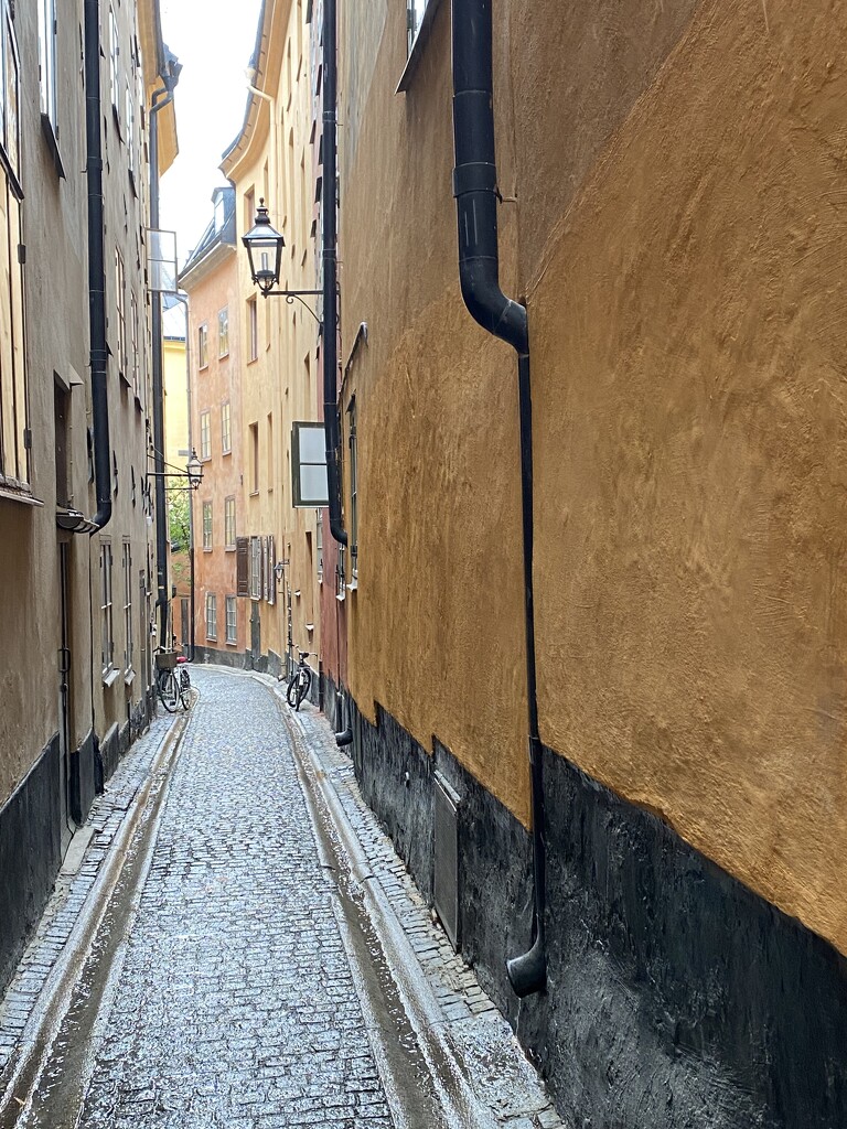 Quiet alley in Stockholm Sweden by clay88