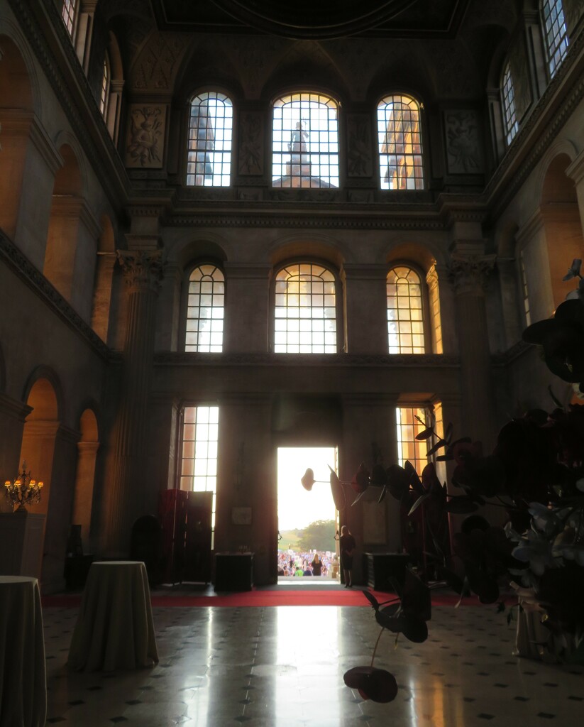 View from inside Blenheim Palace by anitaw