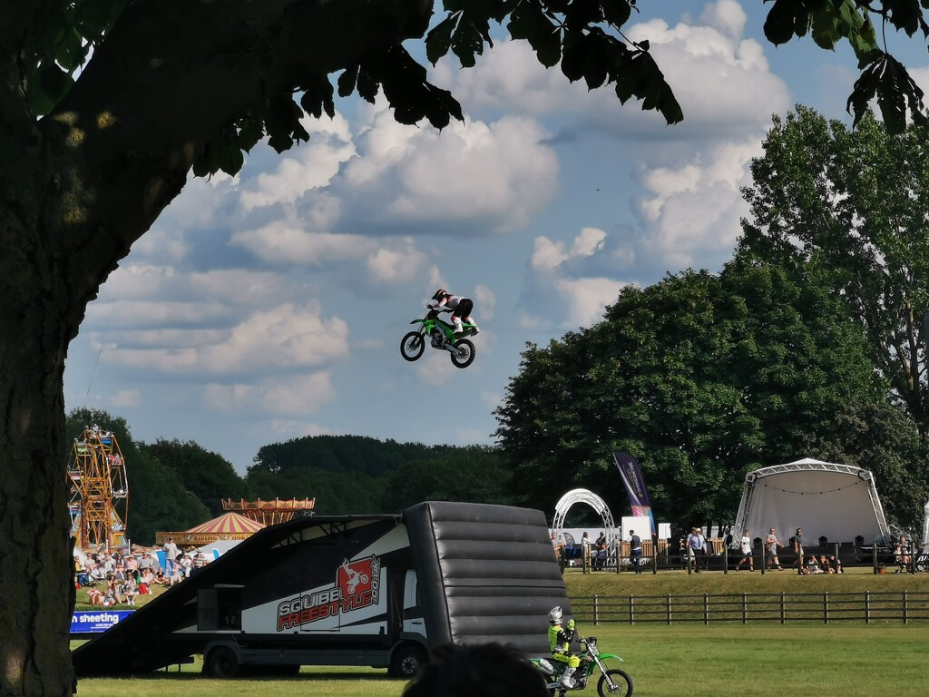 Daring Motocross Stunt by plainjaneandnononsense
