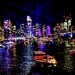 Last night of Sydney  Vivid light show.  by johnfalconer
