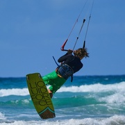 25th Jun 2023 - Kite surfer airborne 