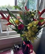 27th Jun 2023 - My hubby surprised me with these beautiful flowers , it’s our 25th Wedding Anniversary 