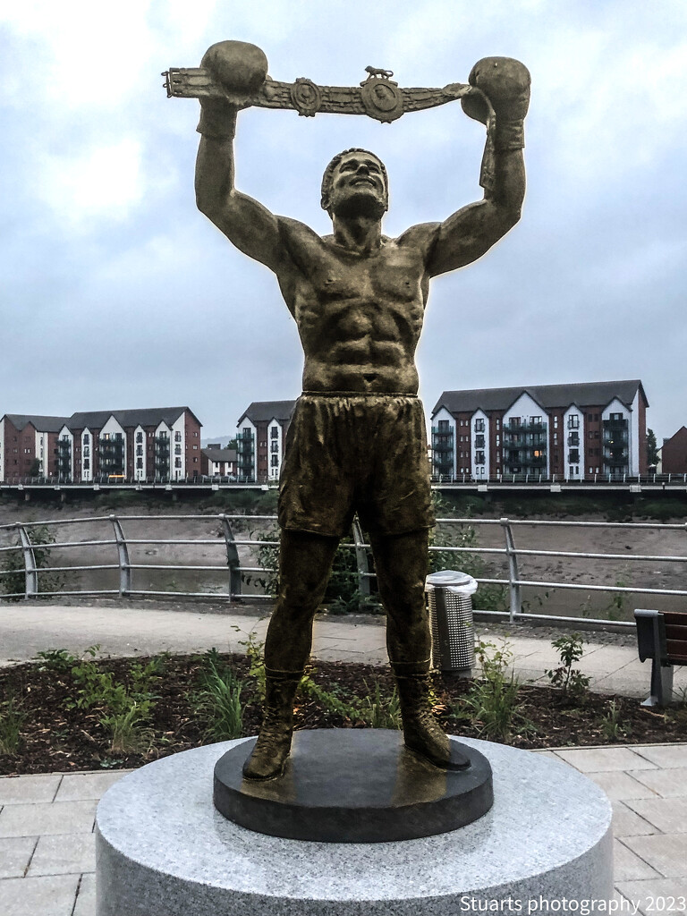 Statue (Newport boxer) by stuart46