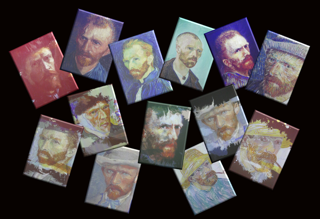 Changing Faces of Vincent Van Gogh by 30pics4jackiesdiamond