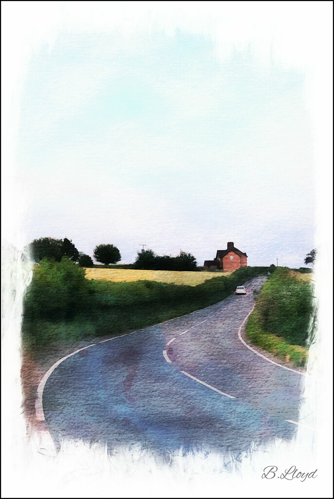 Country road-take me home.  by beryl