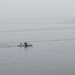 Lobster boat in the fog by berelaxed