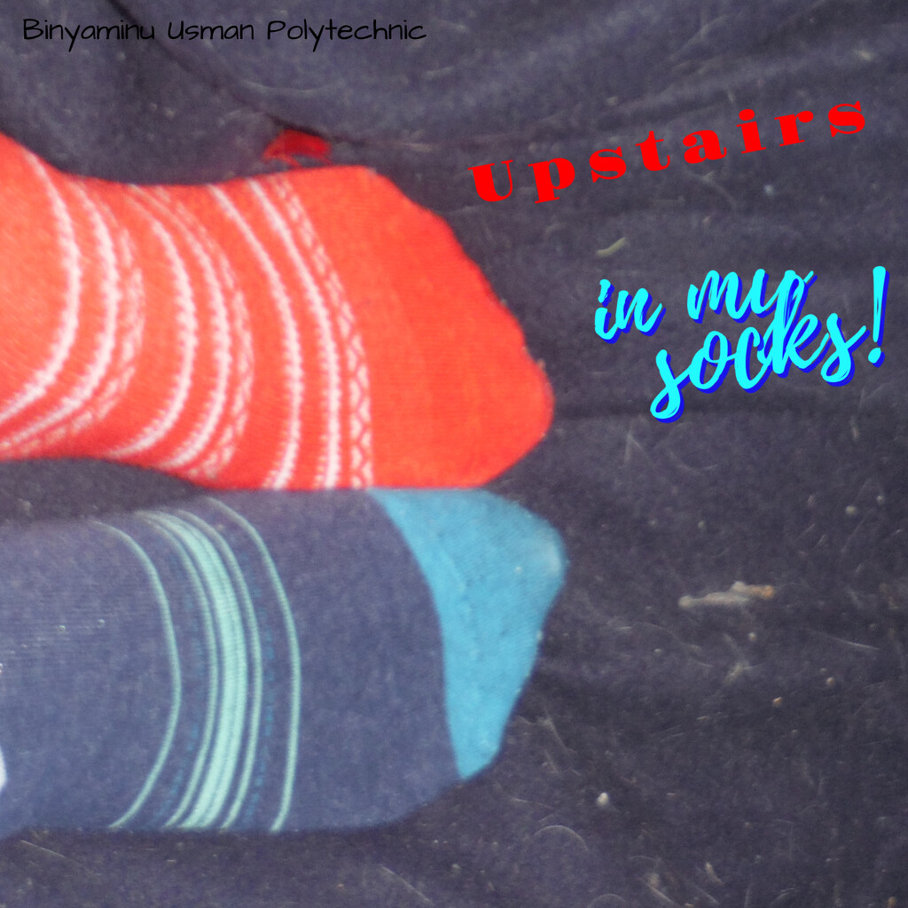 Upstairs in My Socks by spanishliz