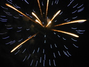 4th Jul 2023 - Blue and Yellow Fireworks