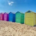Beach huts by monicac