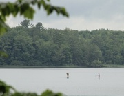 5th Jul 2023 - Paddle boarding on a calm lake