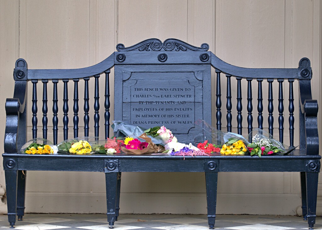 Bench donated in remembrance of the late Diana, Princess of Wales by ollyfran