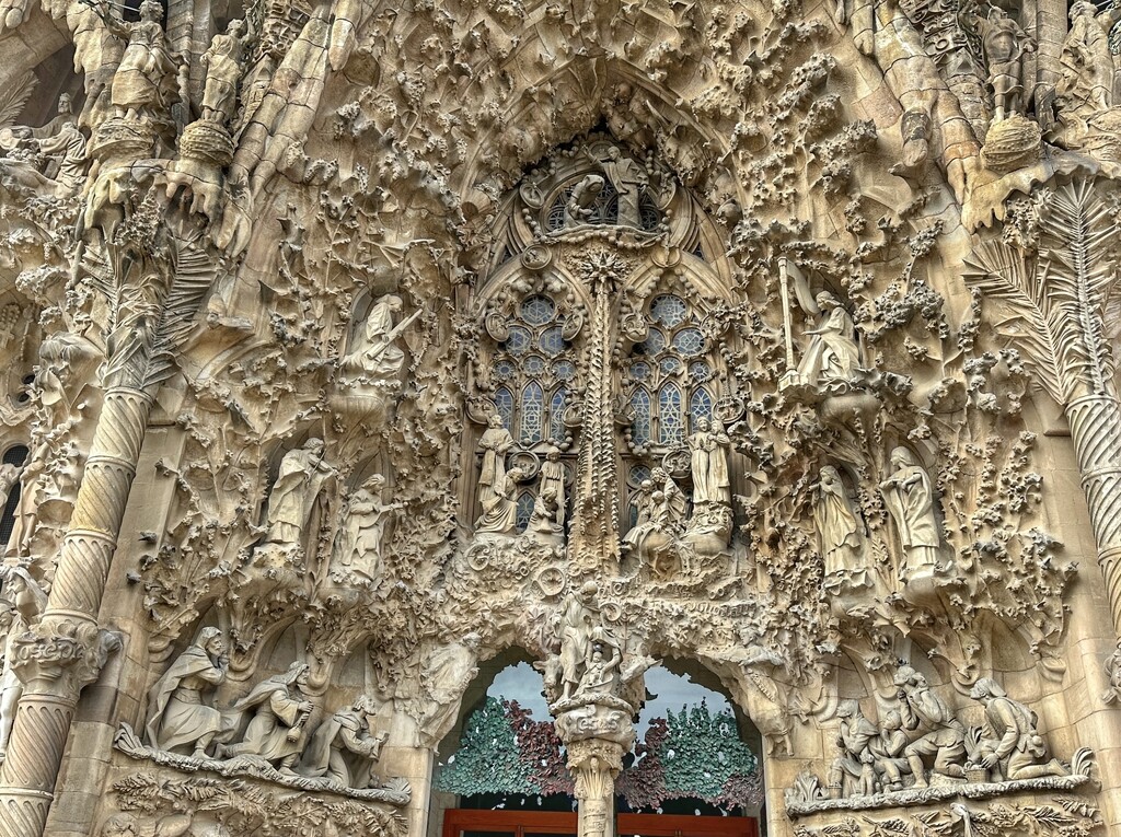 Nativity Facade at Sagrada Familia by redy4et