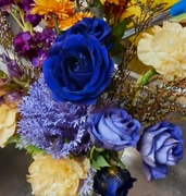 7th Jul 2023 -    Blue Roses In Katrina's Bouquet ~ 
