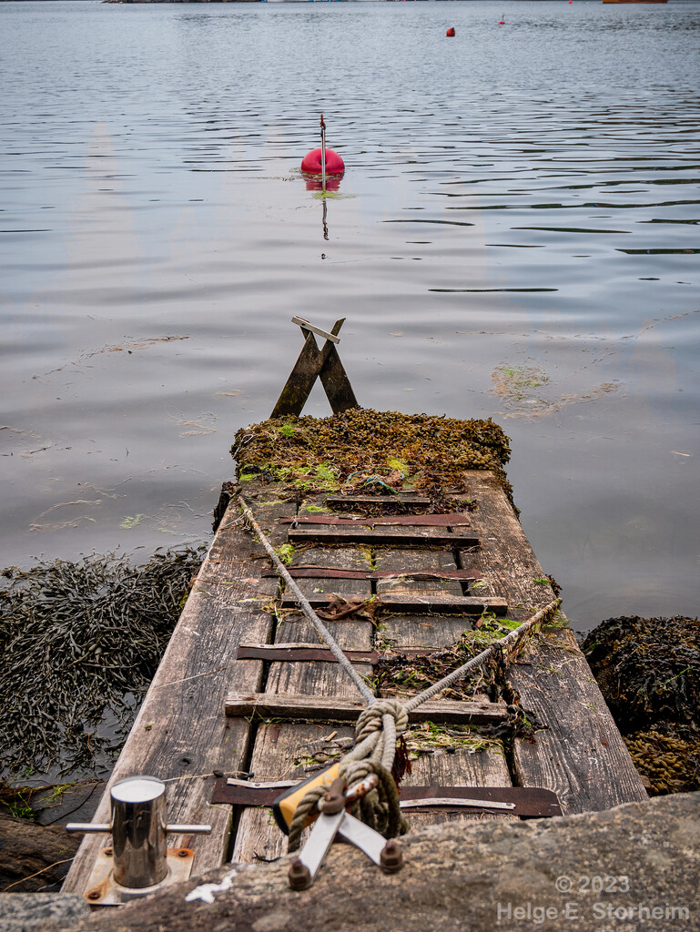 Old jetty and bouy by helstor365