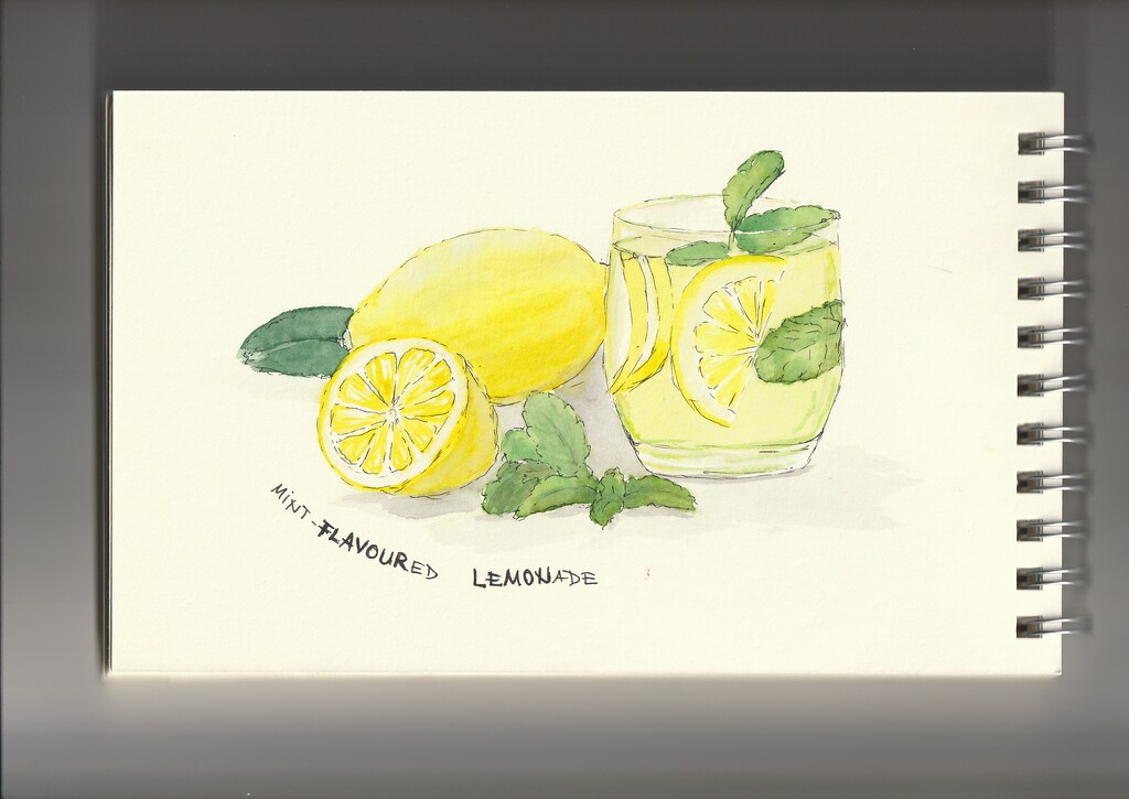 Lemon and flavour for world watercolour month by monikozi