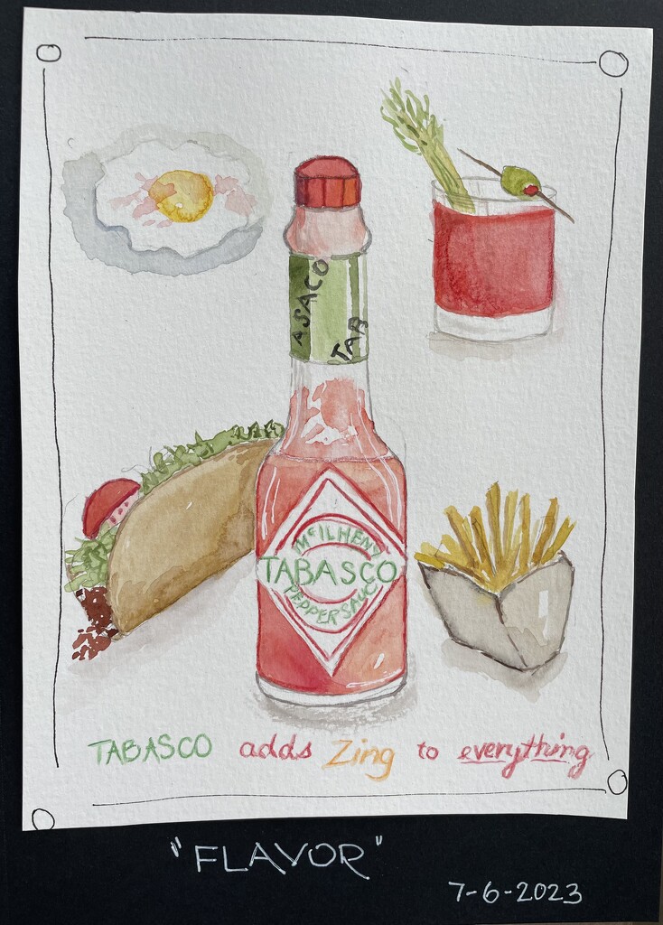 World Watercolor Month Day 6  Flavor by theredcamera