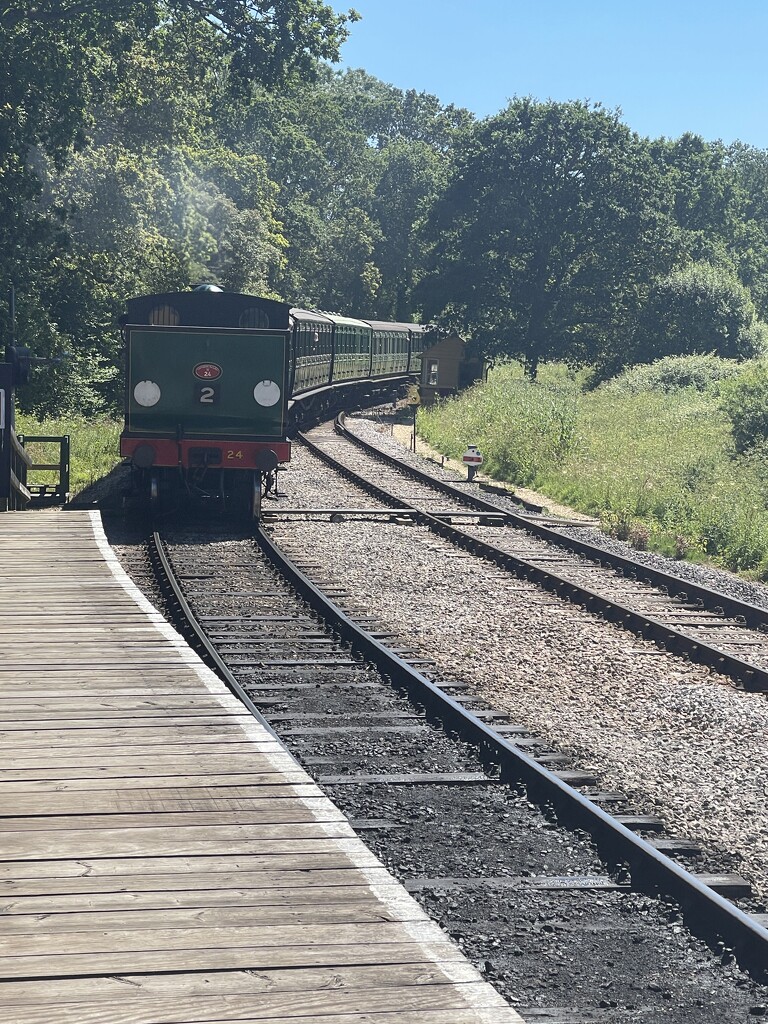 The train’s coming.  by bill_gk