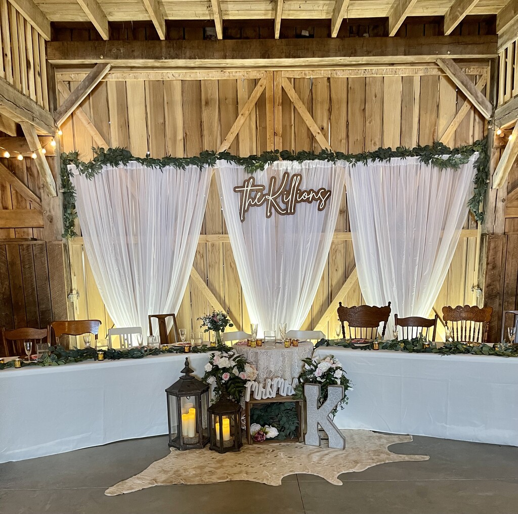 Barn wedding reception venue by essiesue