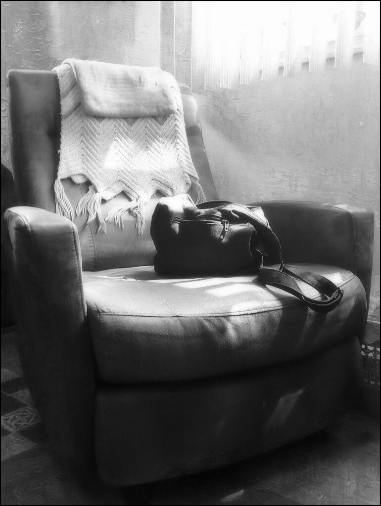 A Purse on the Chair by olivetreeann